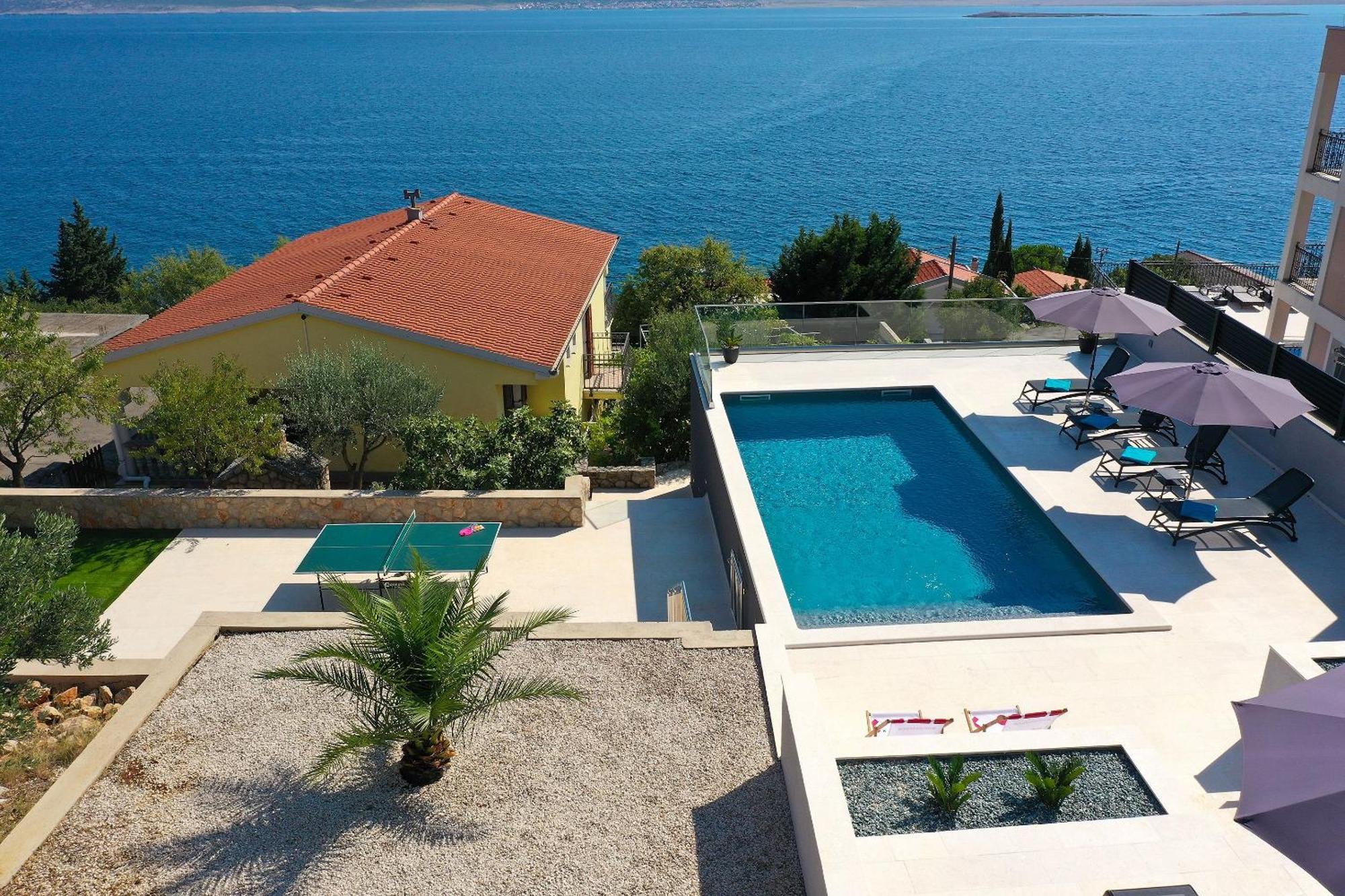 Lina - Pool And Sea View Apartman